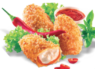 Jalapenos con crema al formaggio