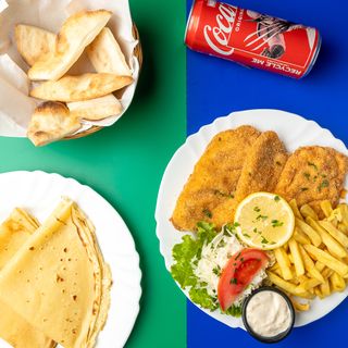 Pohovana piletina + Palačinka sa Nutellom + Coca-Cola 0.33l