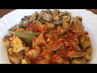 Magro con champiñones