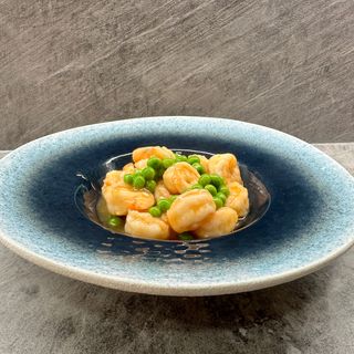 207 Gamberi con piselli