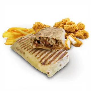 Tacos 3 Mixte Nuggets viande et poulet taille L