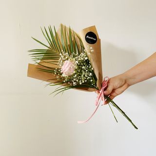 Ramo de 1 Rosa Rosa "Esencia Rosa"