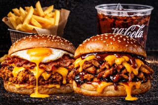 DOUBLE BOX - 2 Bun + 2 chips classiche + 2 bevande