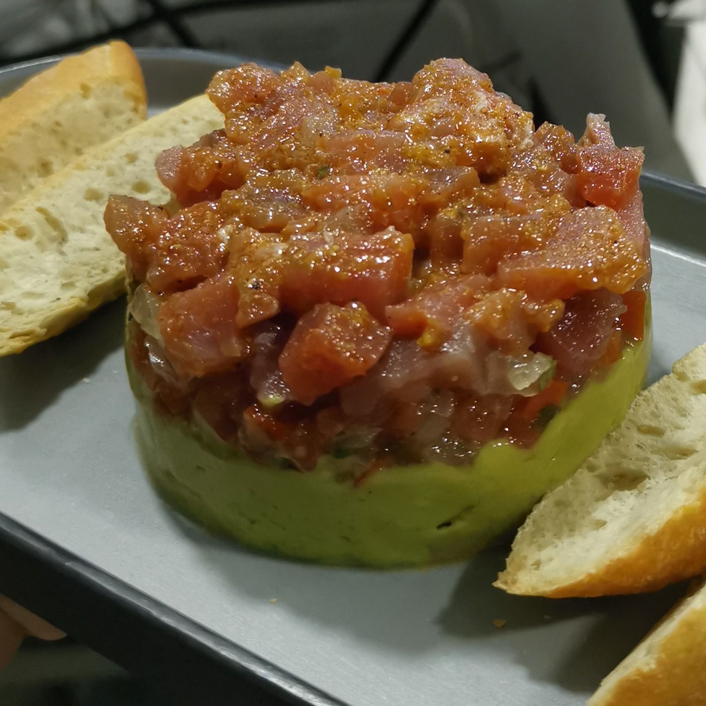 Tapa De Tartar De Tonyina Yellowfin
