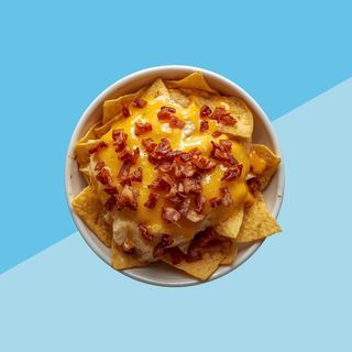 Nachos con bacon