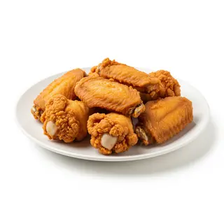 Alas de pollo fritas