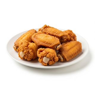 Alas de pollo fritas