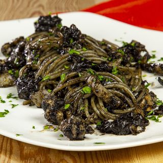 Pasta con nero di seppia