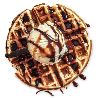 Waffles Chocolate & Banana