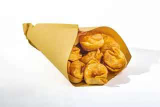 Cappellacci di zucca fritti