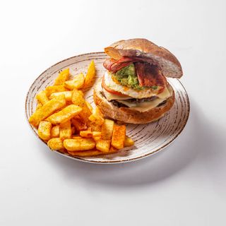 Hamburguesa Doble El Mexicano