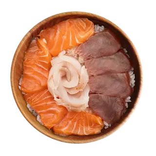 Chirashi Saumon Thon Poisson Blanc