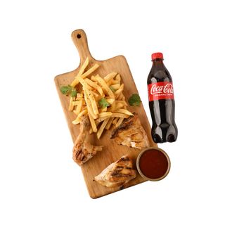 3 pieces Kuku + Chipo and 350ml soda