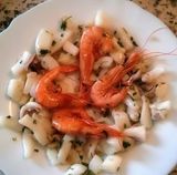 Gambas Con Almendras