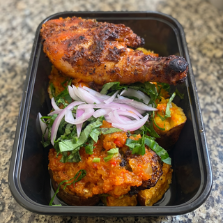 Bole and Chicken