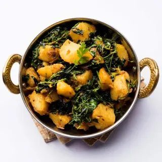 Plato Saag Aloo