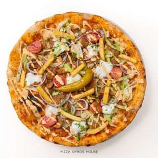 Pizza gyros house especial
