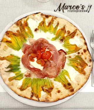 Pizza fior di zucca bianca