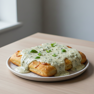 Focaccia cu gorgonzola