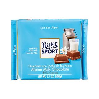 Chocolate Leite Alpine Ritter Sport 100 gr