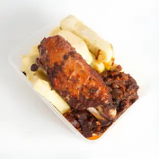 Gucci Yam With Kpomo / Fish & Turkey