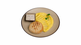 Котлеты куриные с грибным соусом новый