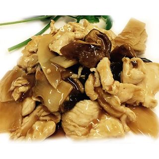 289 Pollo con bambù e funghi