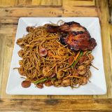 Spaghetti Extra (Shrimps & Sausage)