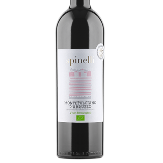 Vino rosso montepulciano bio