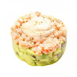 16A. Tartar de pez mantequilla con aguacate