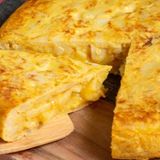 Pincho tortilla de patata y cebolla