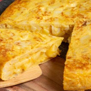 Pincho tortilla de patata y cebolla