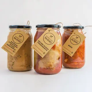Boczniaki w sosie orzechowym Vegan