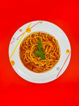Spaghetti al sugo di pomodoro