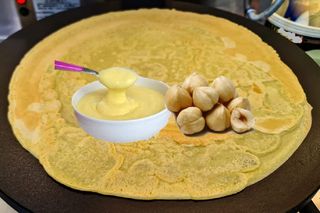 Crepes Crema e granella di nocciole