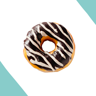 Donut Zebrato al gusto Cioccolato
