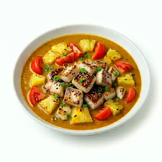 Pescado Con Piña