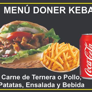 Menú Doner Kebab