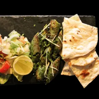 Seekh kebab + naan