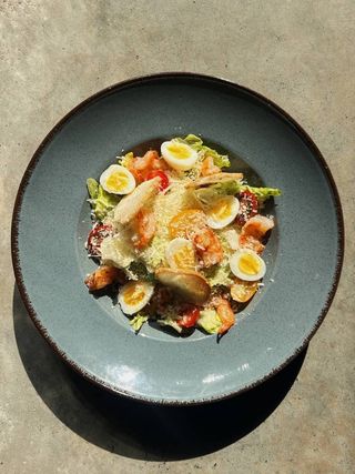 Салат Цезар з Креветками