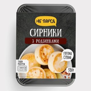 Сирники З Родзинками Смажені Зам. 350г