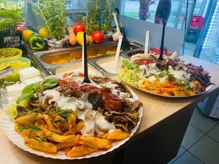 Döner Kebap na talerzu - duża porcja