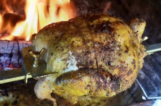 1/2 Pollo al forno con patate