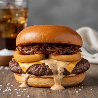 The Smokey Onion Burger