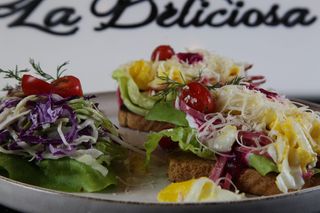 Pink Breakfast Toast