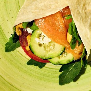 Wrap 4 - Salmão Fumado