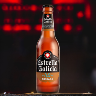 Cerveza Estrella Galicia 0.0 tostada (33 cl.)