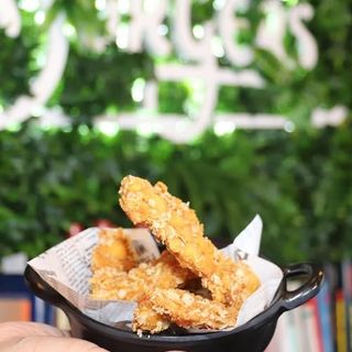 Maltagliati di pollo fritti al Pz.