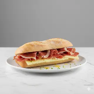 Bocadillo Jamón Serrano Queso