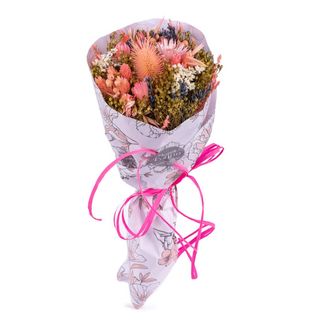 RAMO FLOR SECA EN TONOS ROSA